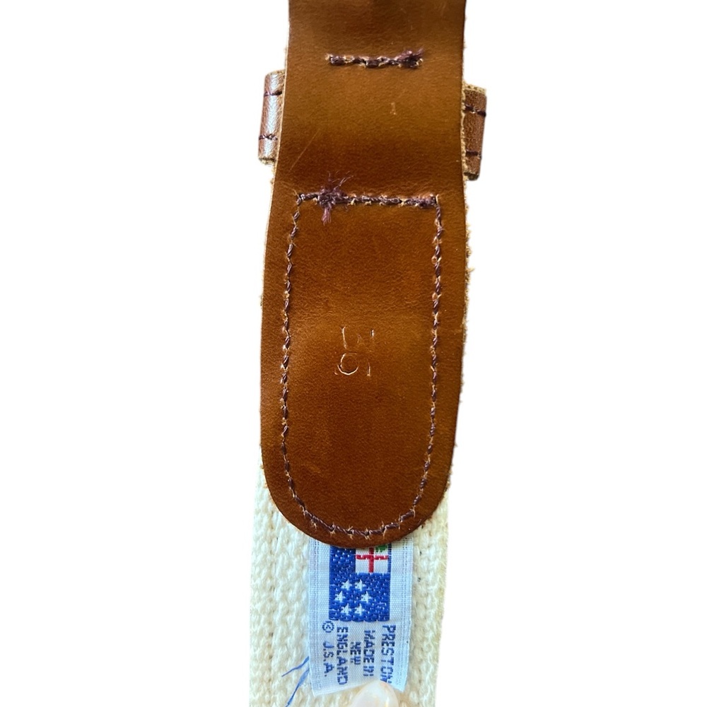 Preston Nautical Sailboat Belt Sz36 - Picture 3 of 5